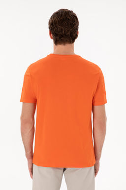 Erkek Regular Fit Bisiklet Yaka Nar _i_e_i Basic Ti__rt Sepette S_rpriz _ndirim - U.s. polo assn фото 12