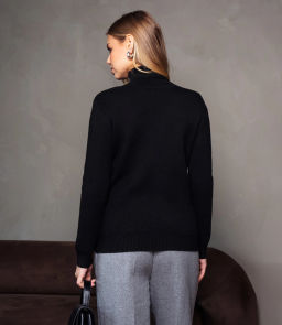 Водолазка #КТ881 (7), чёрный - Dommod фото 3