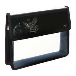 Папка для тетрадей, А5, пластиковая, 23×19×5 см «Мяч»