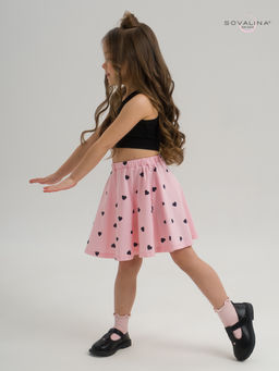 Костюм Мальвина КТ черный-черные сердечки - Sovalina фото 23