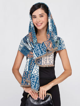 в составе ШЕРСТЬ и КАШЕМИР Большой, мягкий, теплый двусторонний палантин - Tantino фото 17