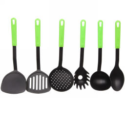 Цена за 2 шт. Набор кухонных принадлежностей 6 шт 31см зеленая ручка