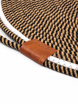 Когтеточка-коврик, 50 см, с хвостом, коричневая