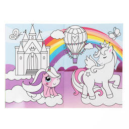 Раскраска детская «Рисуй-стирай. Для девочек», набор 2 шт. по 12 стр., с маркерами