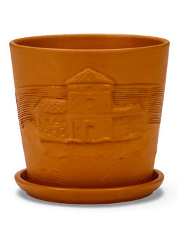 Горшок цветочный с поддоном 1,45 л, d15/h14 см терр-т керамика, "Голландия" (М)