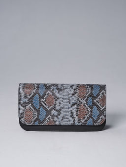 Сумка кожаная багет Deboro 30138 темный лес