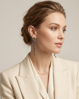 Серьги с чешскими кристаллами