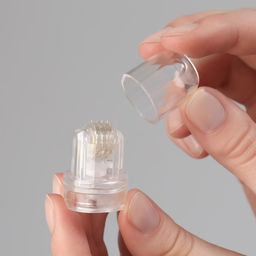 Насадка-мезороллер для флакона, 64 иглы, 0,5 мм, на блистере, цвет прозрачный - Queen fair фото 7