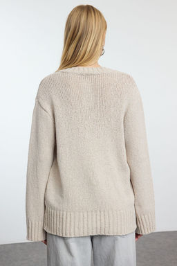 Tas More Sustainable Genis Kal?p Basic Triko Kazak TWOAW25KZ00304 - Trendyolmilla фото 5