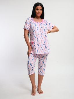 М43 Пижама Мальвина (груши на розовом)