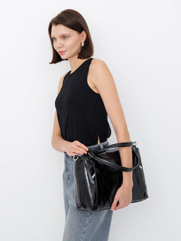 Сумка 592403-1S black Velina Fabbiano-Safenta