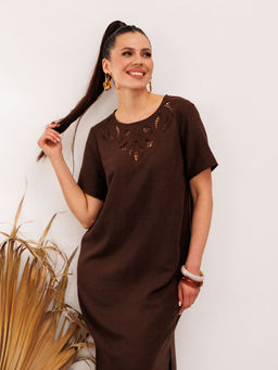 Платье Galean Style 1011 коричневый