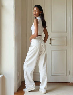 Джинсы багги, Артикул: 134455 - Liketon фото 2