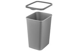 Ведро для мусора с фиксатором 20 л 30*23,2*38,3 см Тандем сер.металлик/серый (842358) - Elan gallery фото 4