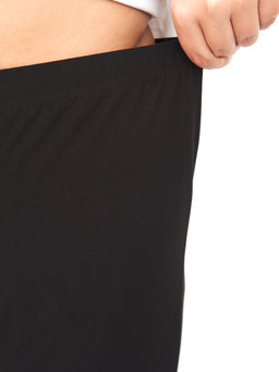 Брюки из холодного трикотажа BB12007BLK01