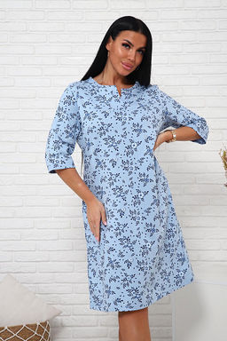 Сорочка теплая, футер с начесом (01035) - Плиона фото 55