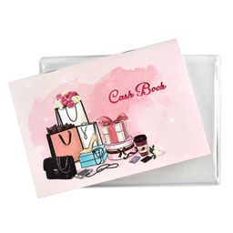 Цена за 2 шт.Записная книжка Cash book арт. 58238 ПОДАРКИ / 152х107 мм, 32 л., мягкий переплёт (2 скобы), Блок - белый офсет 65 г/м?, печать в одну краску/