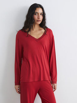 V Yaka Kad?n Pijama Tak?m