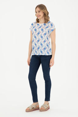 Женская темно-синяя футболка - U.s. polo assn фото 18