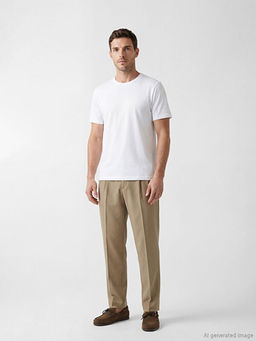 Regular Fit Basic Erkek Dry Touch Ti??rt