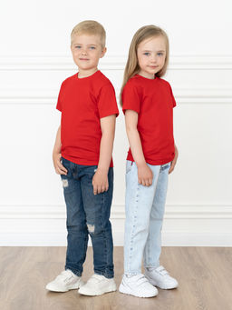 Футболка детская красная