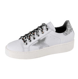 Кроссовки, бело-серебристые