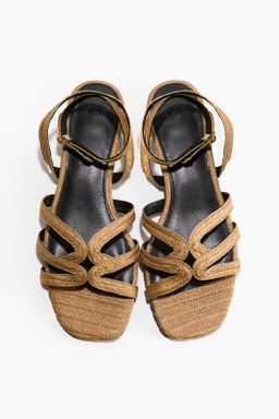 Sandalias en paja trenzada - H&m фото 2