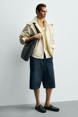 BOLSO SHOPPER PIEL LIMITED EDITION / Negro - Zara фото 7