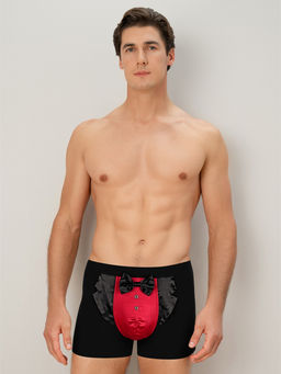 Трусы мужские Indefini хлопок с эластаном чёрный