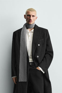 DOUBLE-BREASTED WOOL COAT - Zara фото 2
