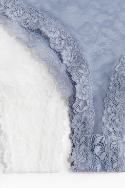 Pack de 3 bragas Brazilian de encaje - H&m фото 8