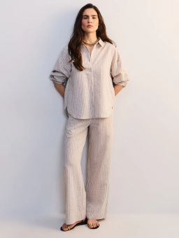 Блуза оверсайз из вискозы с длинным рукавом ZR2605012013-60 / Zarina