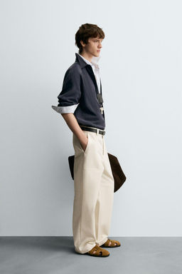 RELAXED FIT FLOWING SHIRT - Zara фото 4