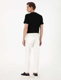 Ekru Jean Pantolon