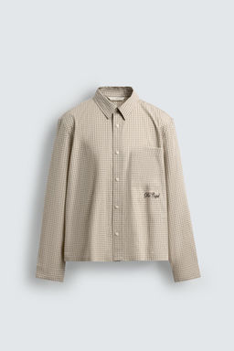 CUPID PRINT CHECK SHIRT - Zara фото 8
