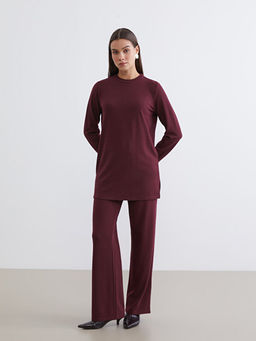 Bisiklet Yaka Kad?n Sweatshirt Tunik