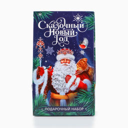 Подарочный набор новогодний, блокнот А6, 40 листов и фигурная свеча «Сказочный Новый год!»