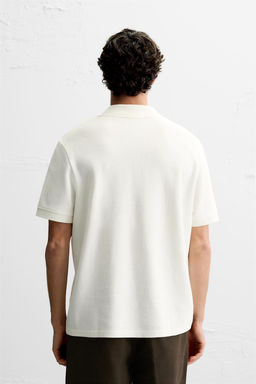 QUARTER-ZIP POLO SHIRT - Zara фото 3