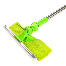 Окномойка VETTA двусторонняя (скребок 23 см+микрофибра 25*7 см), телеск черенок, арт. 444-068 - Полимербыт фото 3