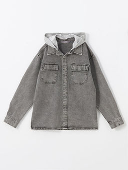 Rahat Kal?p Kap??onlu Erkek ?ocuk Jean G?mlek