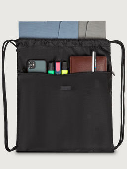 Рюкзак-мешок для обуви 26ш26025 черный - Nikastyle фото 6