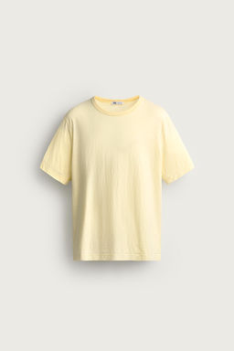 CAMISETA REGULAR FIT LIGHTWEIGHT / Amarillo - Zara фото 7