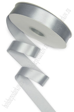 Лента атласная 2,5 см*100 ярд (SF-5925) серый №059/1