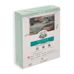 Простыня на резинке Купу-купу, 160х200х20 см, ментол, трикотаж - Kupu-kupu фото 9