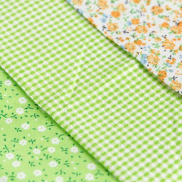 Ткань для пэчворка 3 лоскута «Весенний лужок», 50×50 см