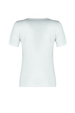 Beyaz %100 Pamuk Basic V Yaka Orme T-Shirt TWOSS23TS00001