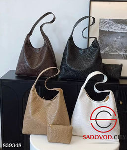 Женская сумка-тоут в ретро-плетеном дизайне - Bruno фото 5