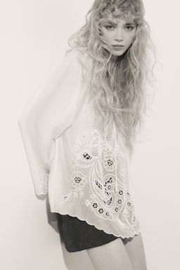 Blusa con bordado ingl?s - H&m фото 5