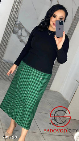 Женский костюм с юбкой двойка