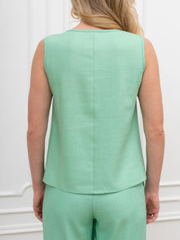 Блузка (топ) Сибелла-5 из вискозы со льном - Виотекс фото 4